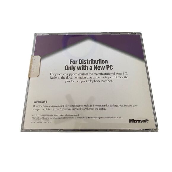 Microsoft Encarta 95 CD Rom Complete Interactive Multimedia Encyclopedia 1992 - Picture 2 of 6